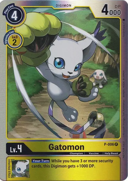 Gatomon - P-006 (Rainbow Foil)