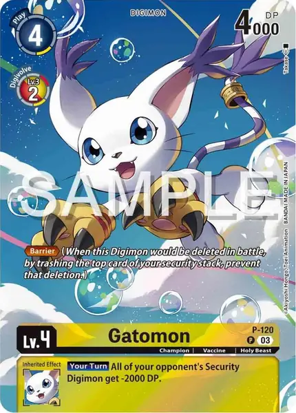 Gatomon - P-120 (Digimon Adventure 02: The Beginning Set)