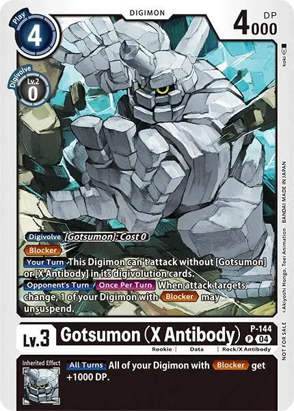 Gotsumon (X Antibody) - P-144 (Store Tournament 2024 Jul. - Sep. Participation Pack)