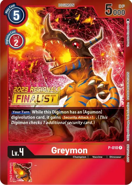 Greymon - P-010 (2023 Regionals Finalist)