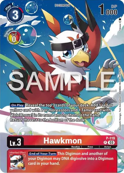 Hawkmon - P-119 (Digimon Adventure 02: The Beginning Set)