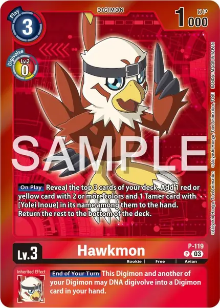 Hawkmon - P-119 (Digimon Adventure Box 2024)