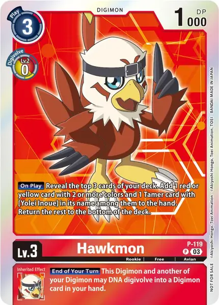 Hawkmon - P-119 (Tamer Party Pack -The Beginning- Ver. 2.0)
