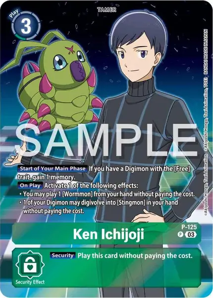 Ken Ichijoji - P-125 (Digimon Adventure 02: The Beginning Set)