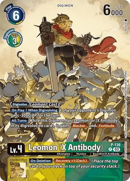 Leomon (X Antibody) (Update Pack 2024)