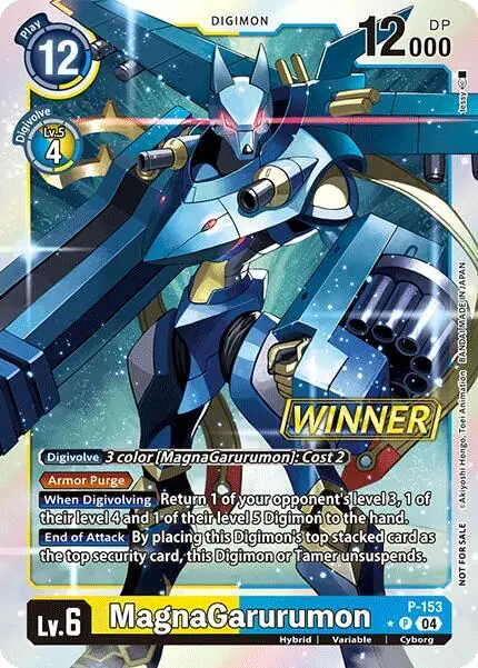 MagnaGarurumon (Store Tournament 2024 Oct. - Dec. Winner Pack)
