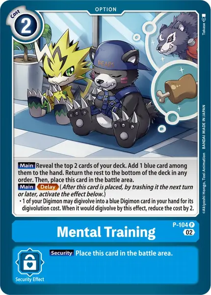 Mental Training (Blast Ace Box Topper)