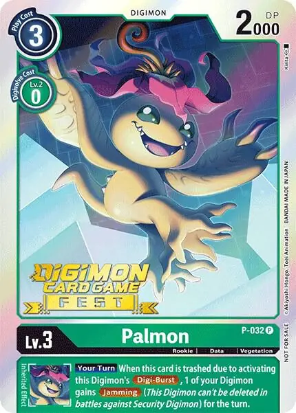 Palmon - P-032 (Digimon Card Game Fest 2022)