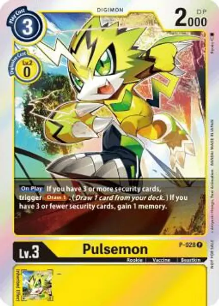 Pulsemon - P-028 (Double Diamond Pre-Release)