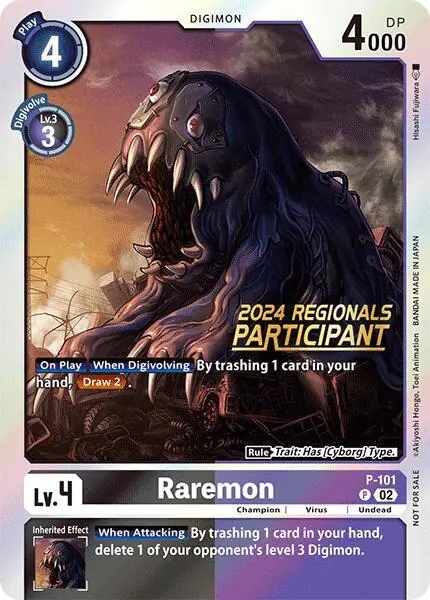 Raremon - P-101 (2024 Regionals Participant)