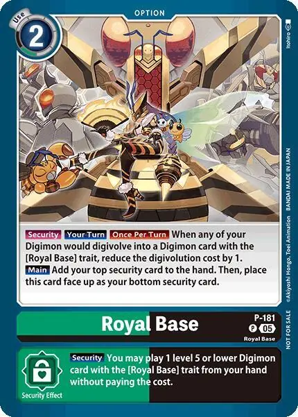 Royal Base (Store Tournament 2025 Vol.2 Participation Pack)