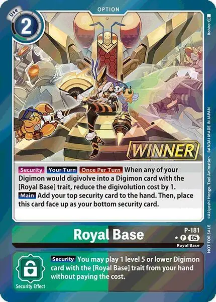 Royal Base (Store Tournament 2025 Vol.2 Winner Pack)