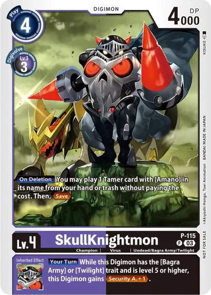 SkullKnightmon - P-115 (3rd Anniversary Survey Pack)