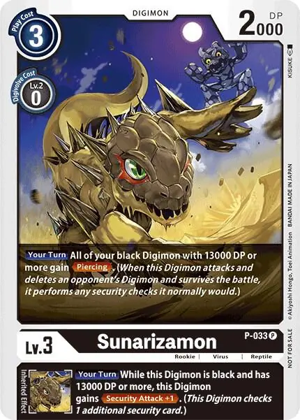 Sunarizamon - P-033 (Great Legend Power Up Pack)