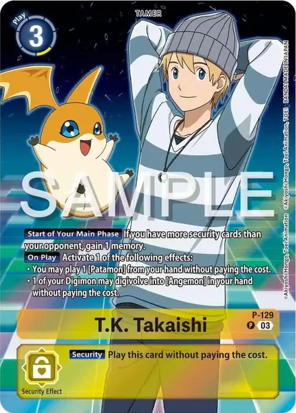 T.K. Takaishi - P-129 (Digimon Adventure 02: The Beginning Set)