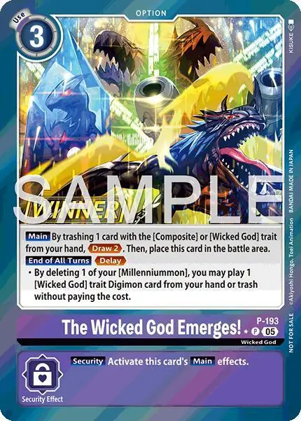 The Wicked God Emerges! (Store Tournament 2025 Vol.3 Winner Pack)