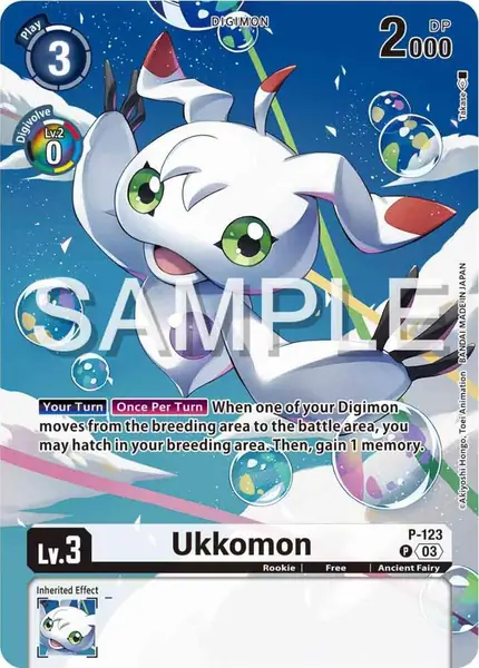 Ukkomon - P-123 (Digimon Adventure 02: The Beginning Set)