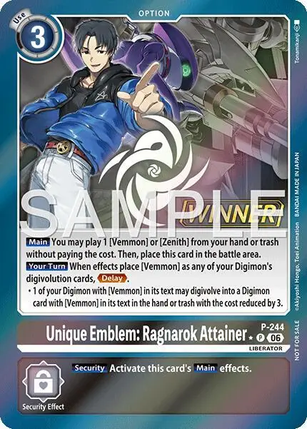 Unique Emblem: Ragnarok Attainer (Official Store Tournament 2026 Vol. 3 Winner)
