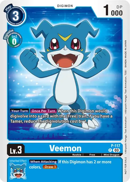 Veemon - P-117 (NYCC 2023 Demo Deck)