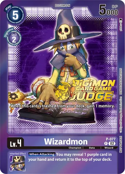 Wizardmon - P-077 (Judge Pack 4)