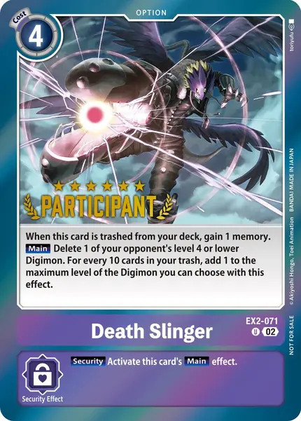 Death Slinger (Digimon 3-On-3 Participation)