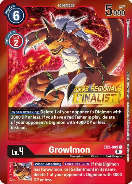 Growlmon (2023 Regionals Finalist)