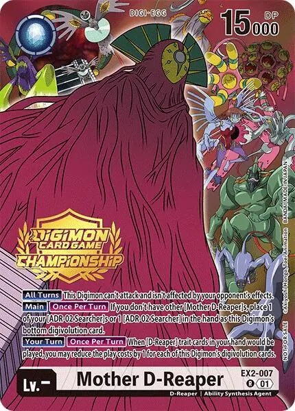 Mother D-Reaper (Championship 2024 Tamers Pack)