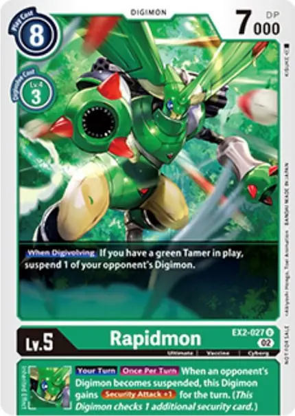 Rapidmon - EX2-027 (Tamer Party Vol. 6 )