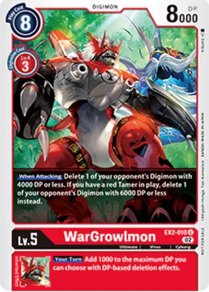 WarGrowlmon - EX2-010 (Tamer Party Vol. 6 )