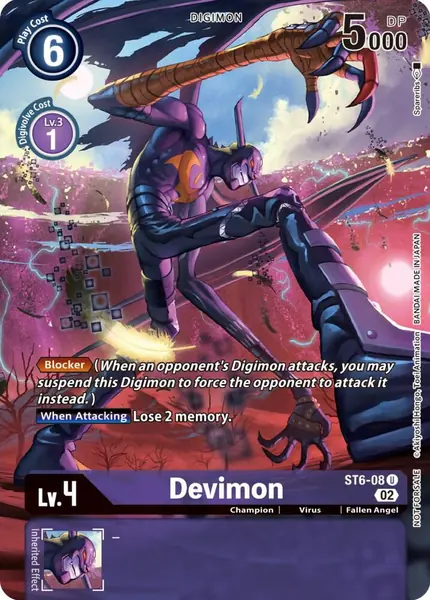 Devimon (Digimon Illustration Competition Pack 2022)