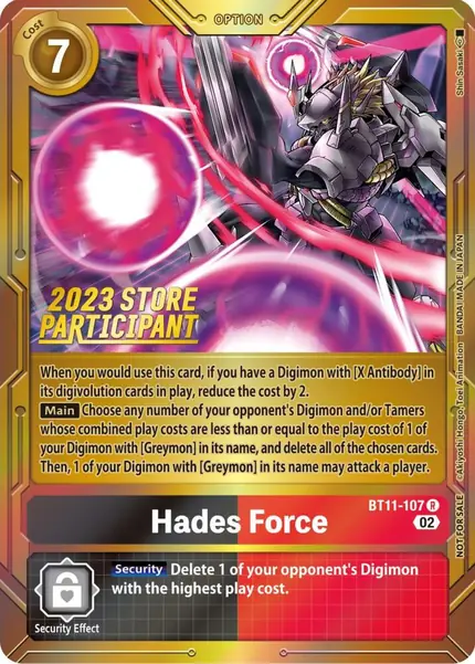 Hades Force (2023 Store Participant)