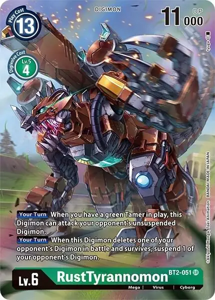 RustTyrannomon (Alternate Art)