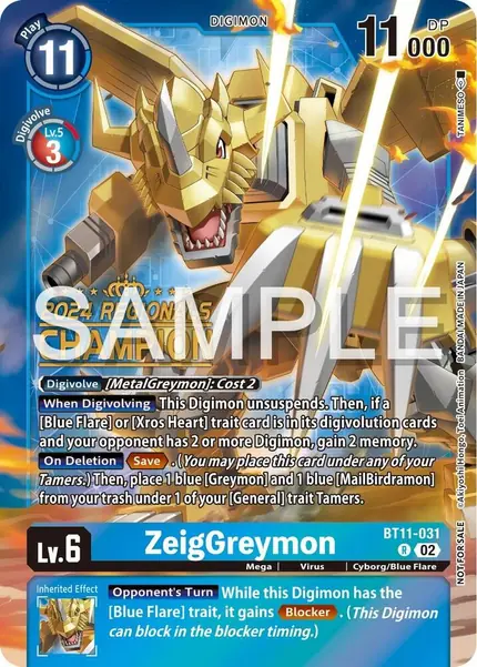 ZeigGreymon (2024 Regionals Champion)