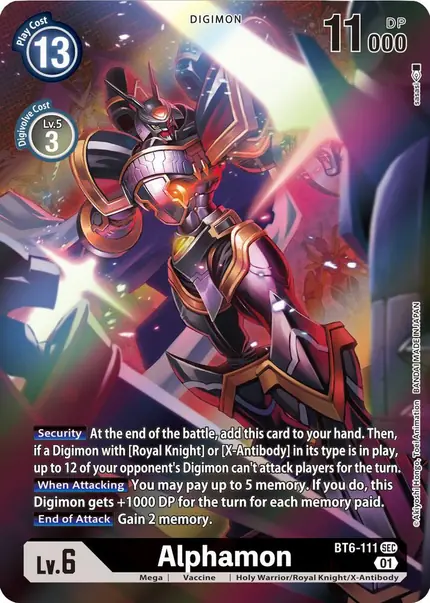 Alphamon (Alternate Art)