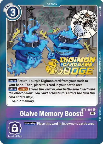 Glaive Memory Boost! (Judge Pack 3)