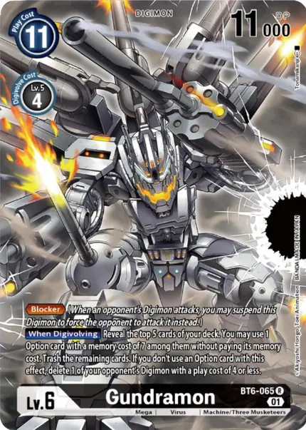 Gundramon (Digimon Card Game Deck Box Set)