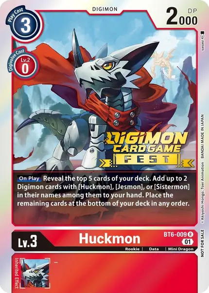 Huckmon (Digimon Card Game Fest 2022)