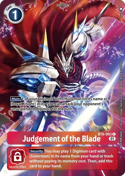 Judgement of the Blade (Premium Deck Set)