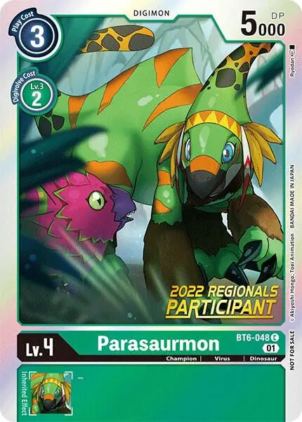 Parasaurmon (2022 Championship Online Regional) [Online Participant]