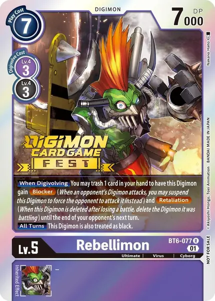 Rebellimon (Digimon Card Game Fest 2022)