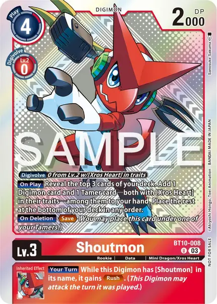 Shoutmon (Exceed Apocalypse Pre-Release Winner)