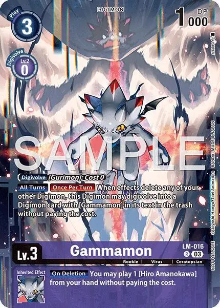 Gammamon (Sinister Order Legend Pack)
