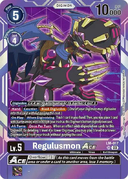 Regulusmon ACE (English Exclusive)