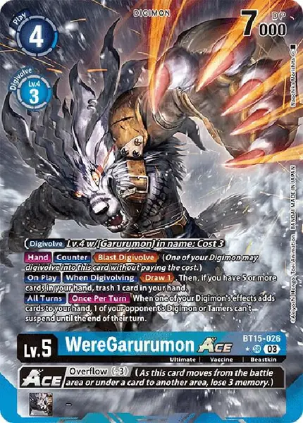WereGarurumon ACE (Alternate Art)