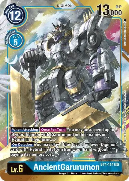 AncientGarurumon (Alternate Art)