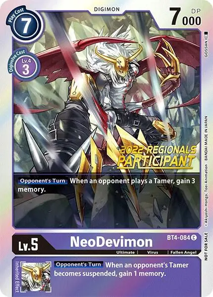 NeoDevimon (2022 Championship Online Regional) [Online Participant]
