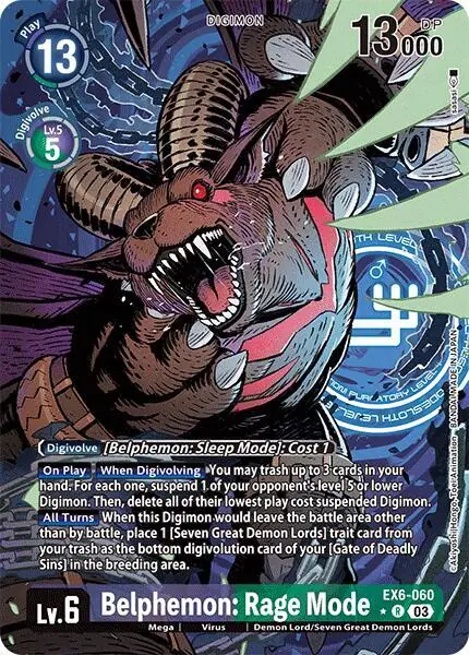 Belphemon: Rage Mode (Alternate Art)