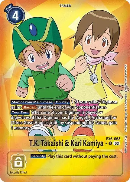T.K. Takaishi & Kari Kamiya (Box Promotion Pack: Infernal Ascension)