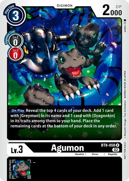 Agumon (Xros Encounter Pre-Release)