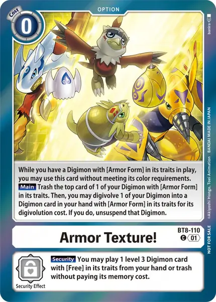 Armor Texture! (Blast Ace Double Pack Set)